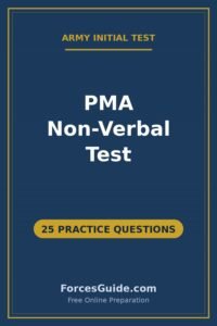 PMA Non-Verbal Test — 25 practice questions with answers for PMA Long Course initial test preparation