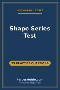 Shape Series Test — 25 practice questions with answers for ISSB and Pakistan Army initial test preparation