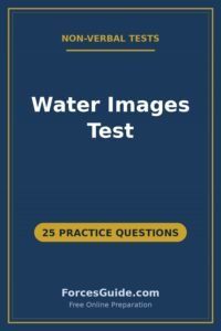 Water Images Test — 25 practice questions with answers for ISSB and Pakistan Army initial test preparation